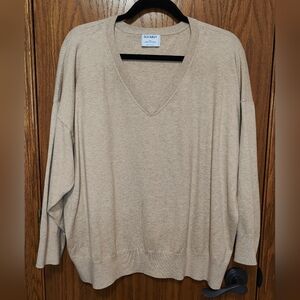 Women's NEW Old Navy Tan Sweater, Size XXL